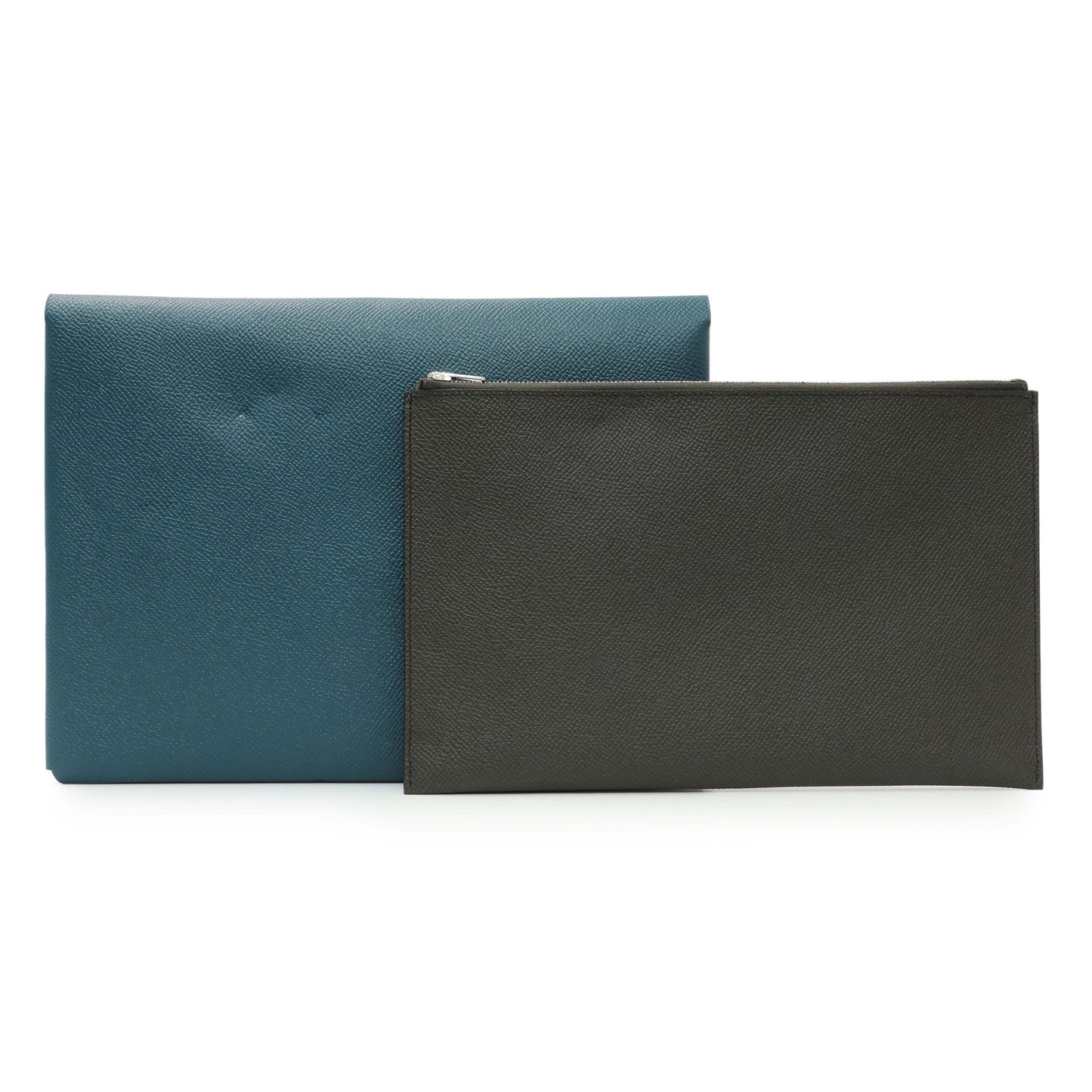 Exclusive Hermes Colvert Epsom Calvi Pouch — Front View