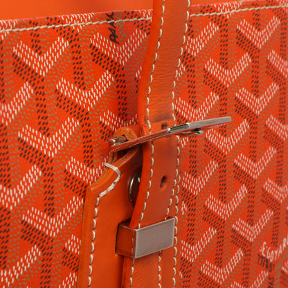 Exclusive Goyard Orange Goyardine Sac Marie Galante GM — Alternate View 12