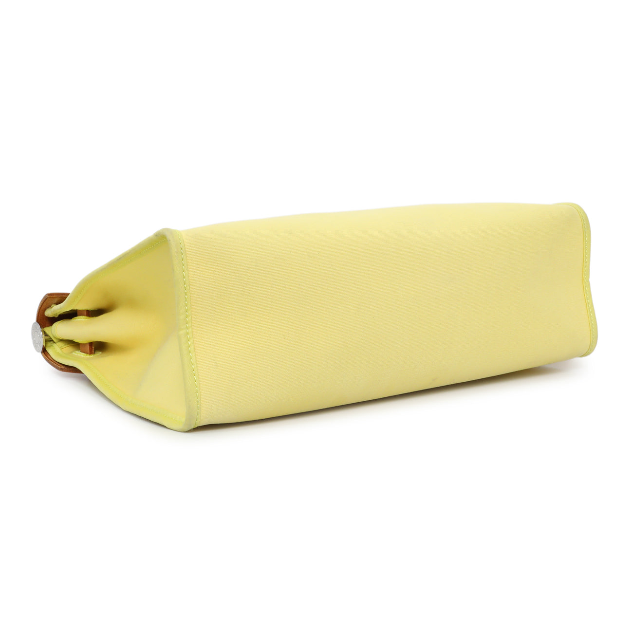 Exclusive Hermes Vache Hunter Yellow Toile Herbag Zip 31 PM — Top View