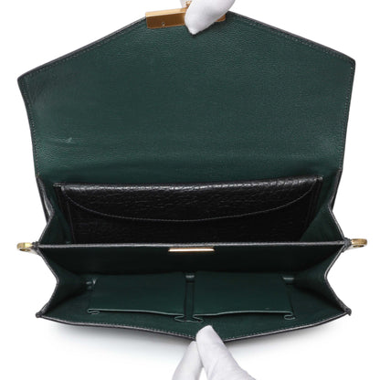 Exclusive Prada Black Calfskin Berlino Sound Semitracolla Bag — Alternate View 8