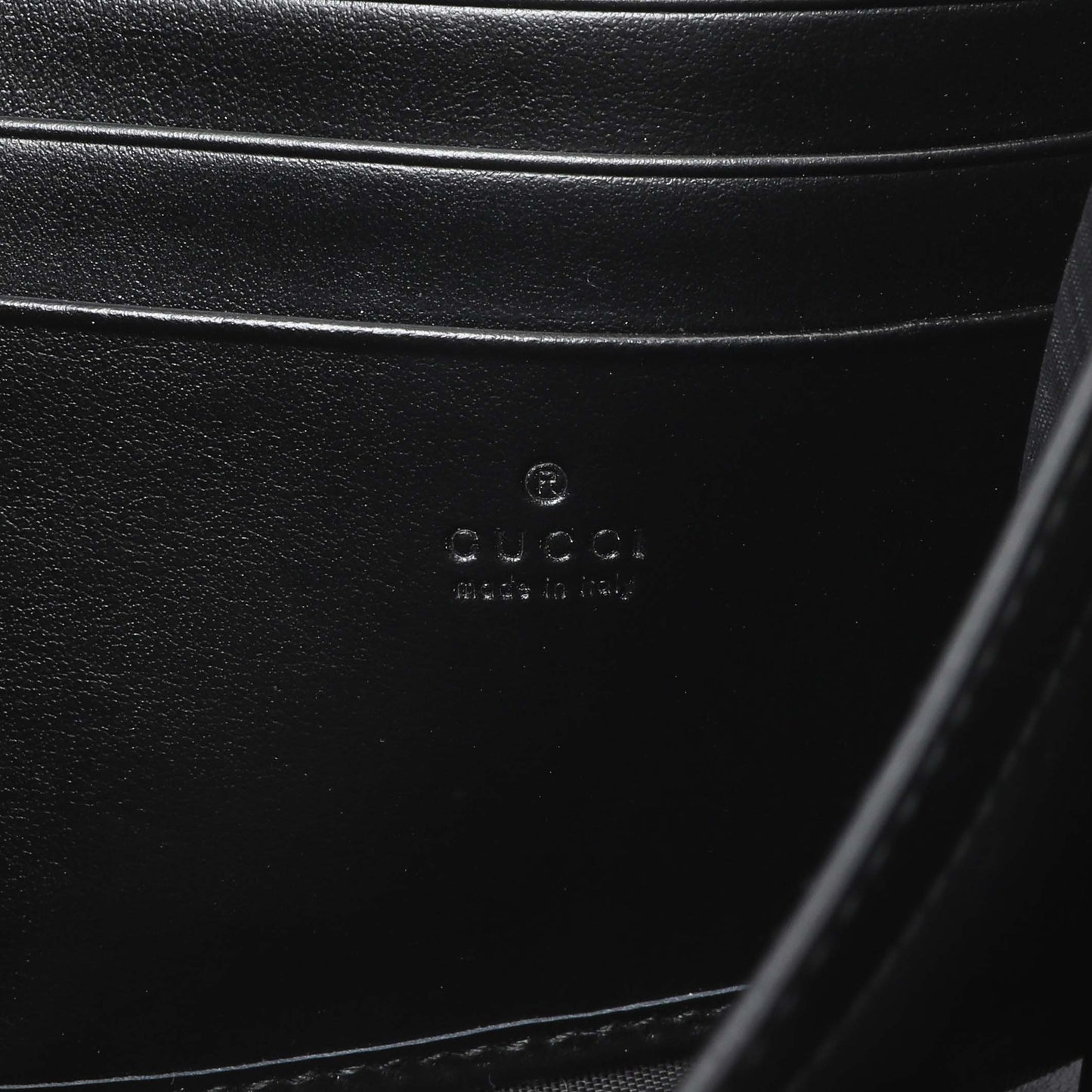 Exclusive Gucci Black Calfskin Matelasse GG Marmont Chain Wallet — Alternate View 9