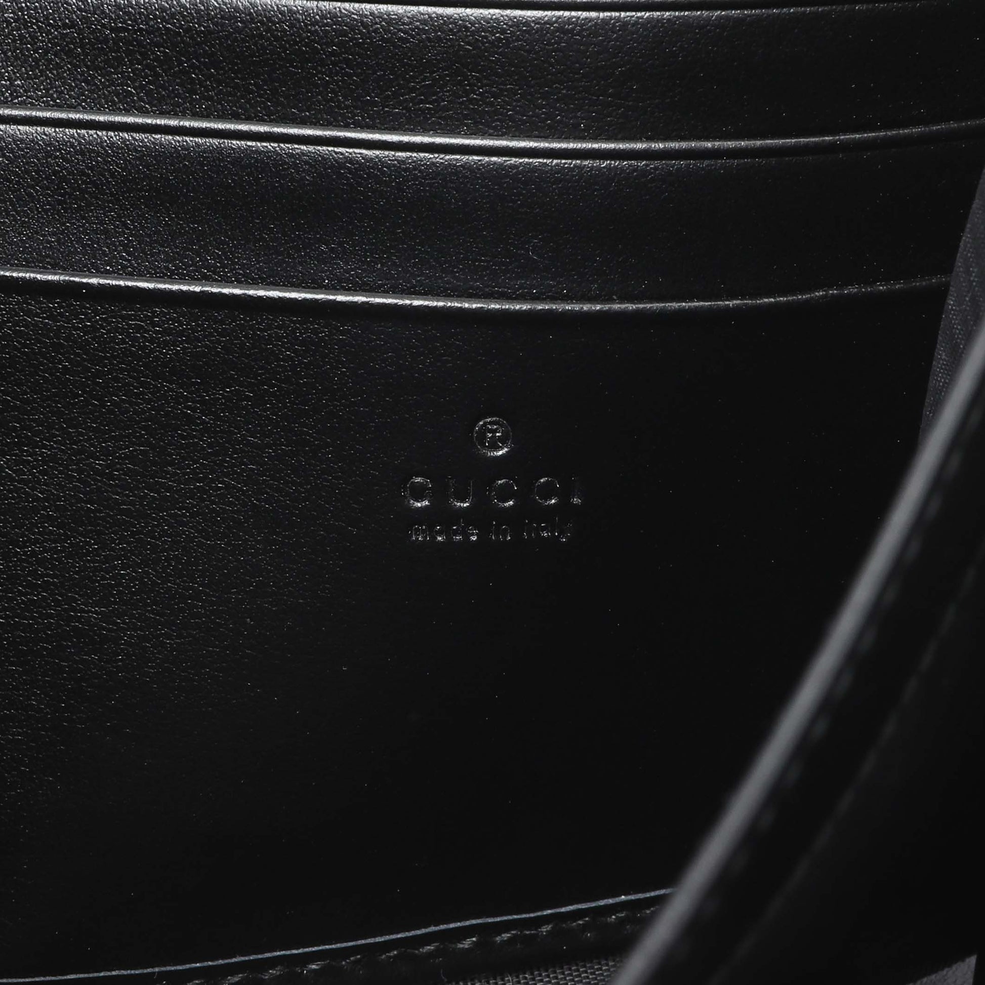 Exclusive Gucci Black Calfskin Matelasse GG Marmont Chain Wallet — Alternate View 9