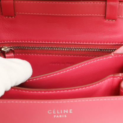 Exclusive Celine Pink Box Calfskin Small Classic Bag — Alternate View 11