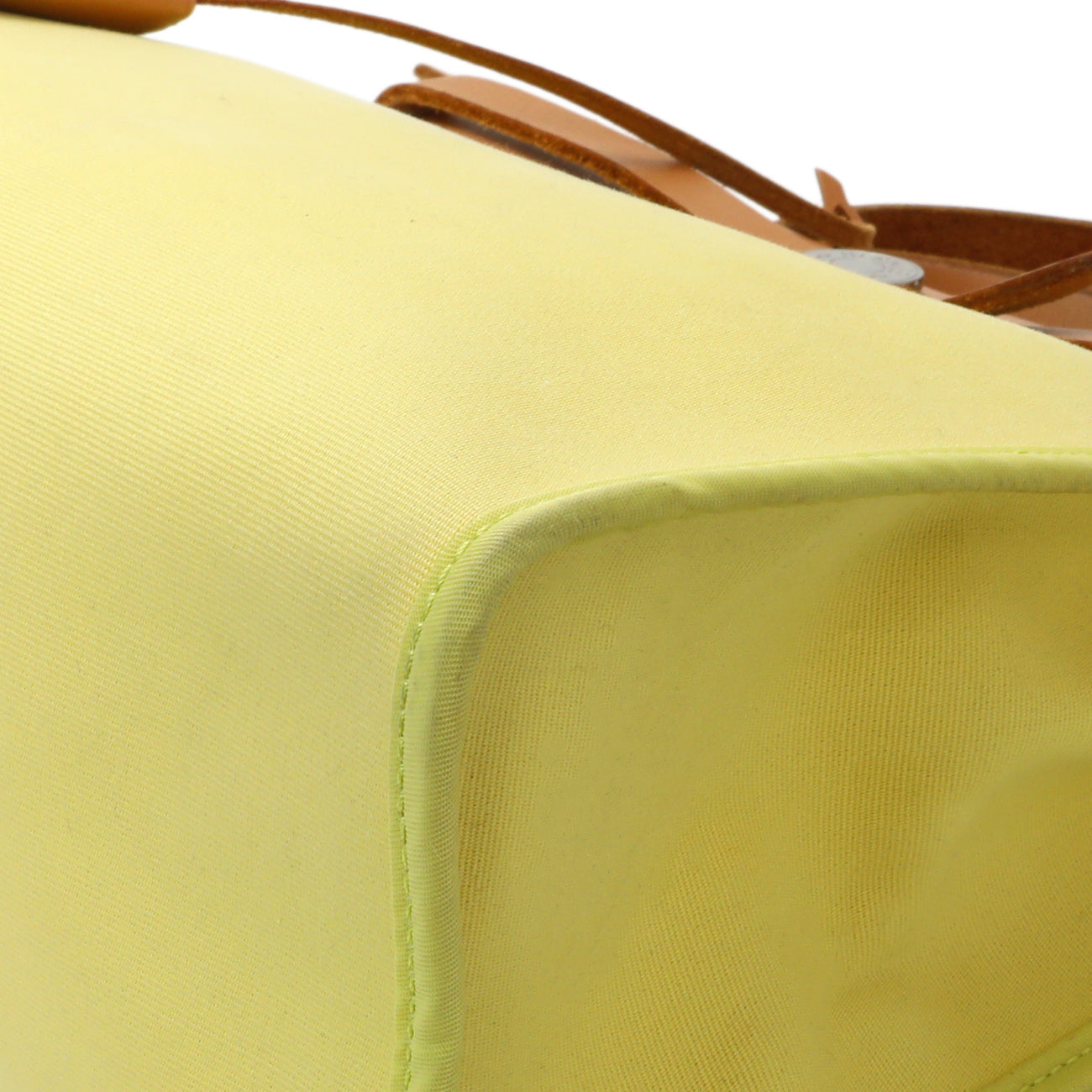 Exclusive Hermes Vache Hunter Yellow Toile Herbag Zip 31 PM — Lifestyle View