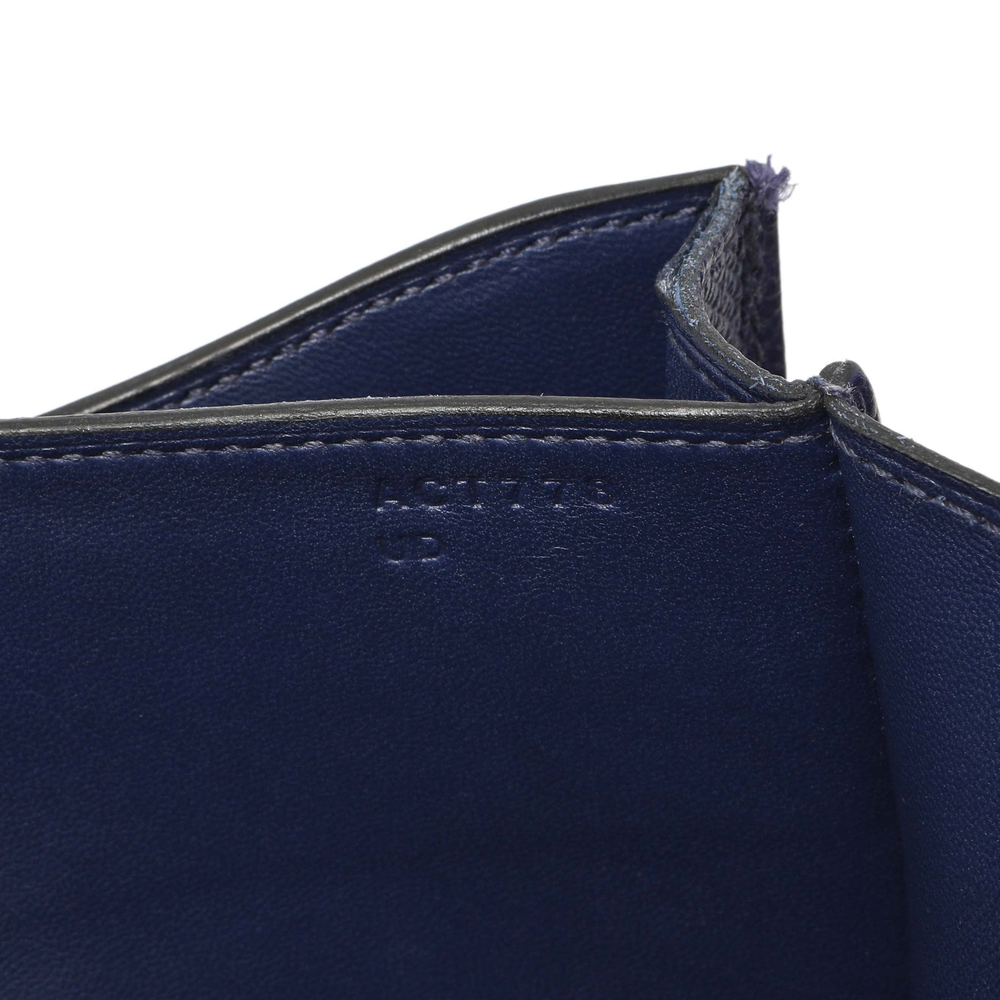 Exclusive Hermes Bleu Saphir Epsom Constance 18 — Alternate View 13
