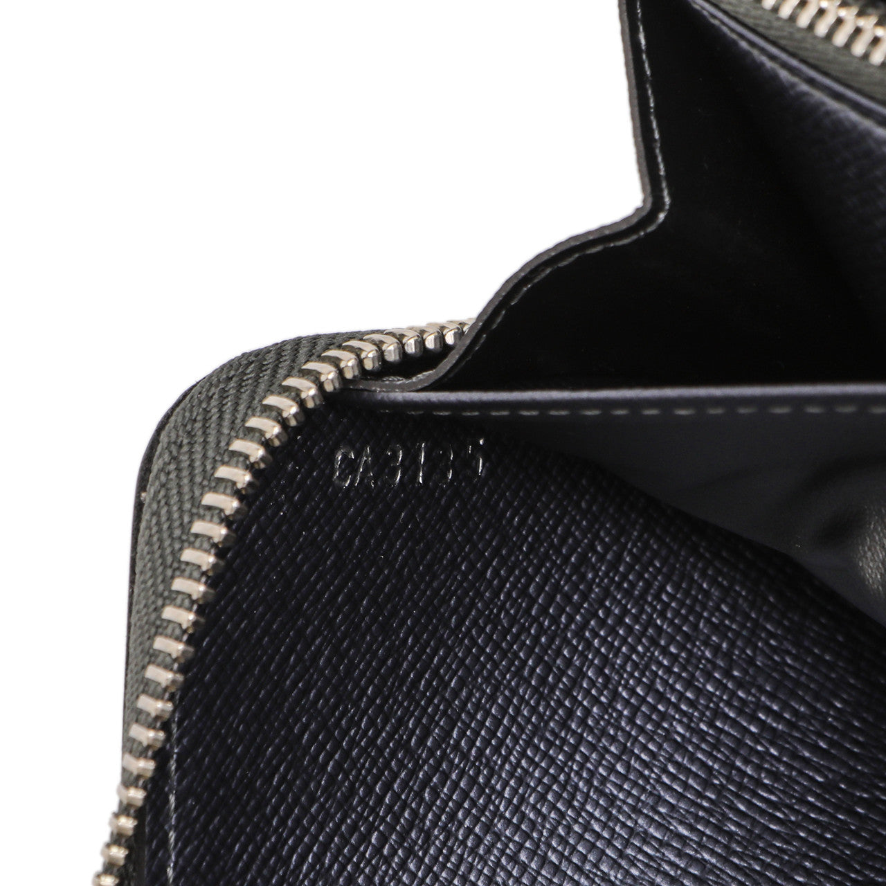 Exclusive Louis Vuitton Anthracite Nacre Epi Zippy Wallet — Lifestyle View