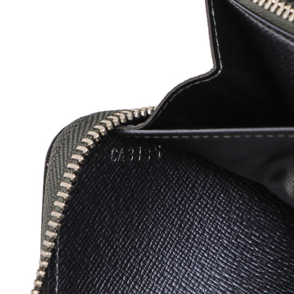 Exclusive Louis Vuitton Anthracite Nacre Epi Zippy Wallet — Lifestyle View