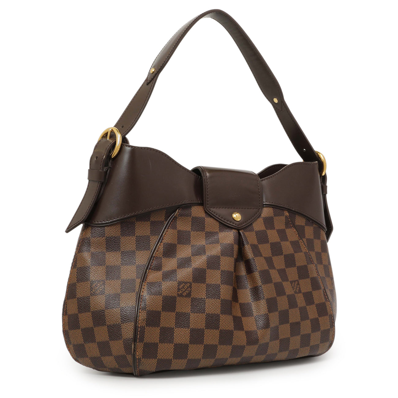 Exclusive Louis Vuitton Damier Ebene Sistina MM — Side View