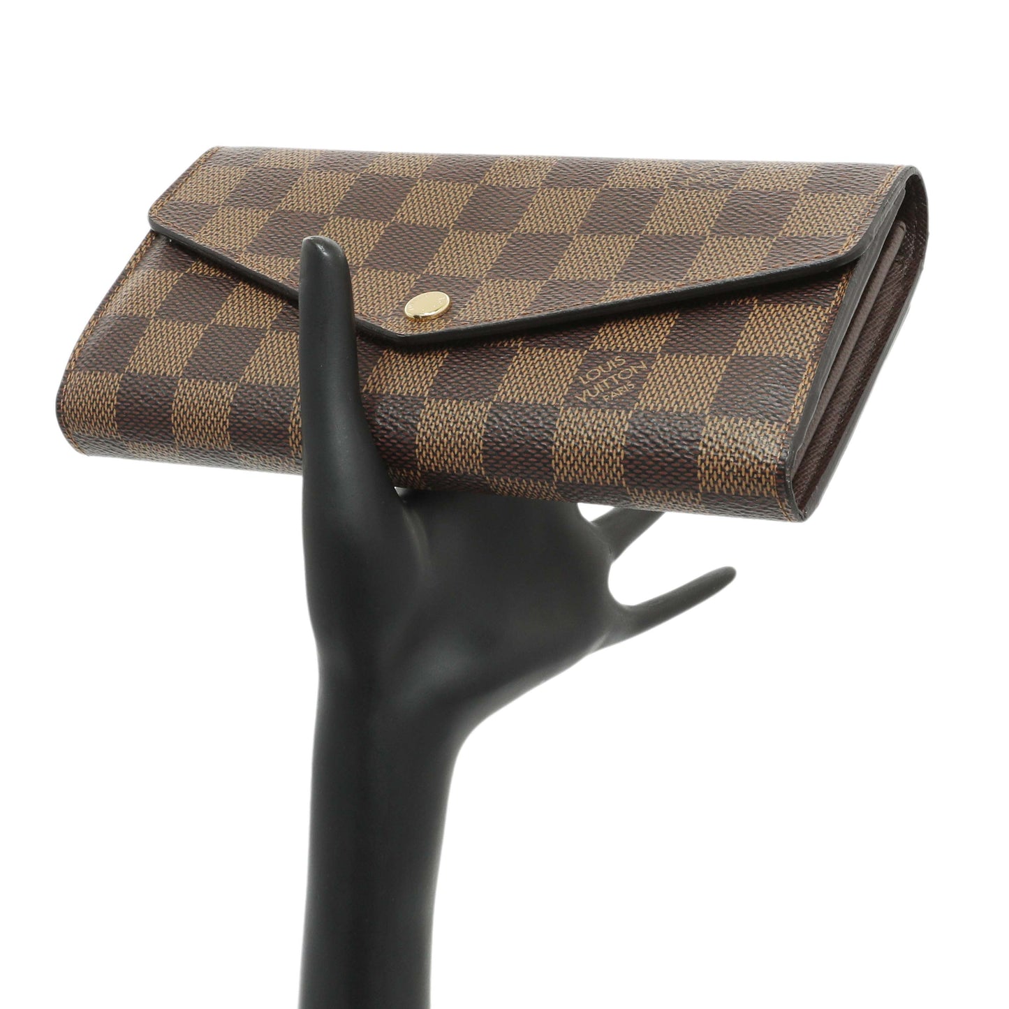 Exclusive Louis Vuitton Damier Ebene Sarah Wallet — Alternate View 12