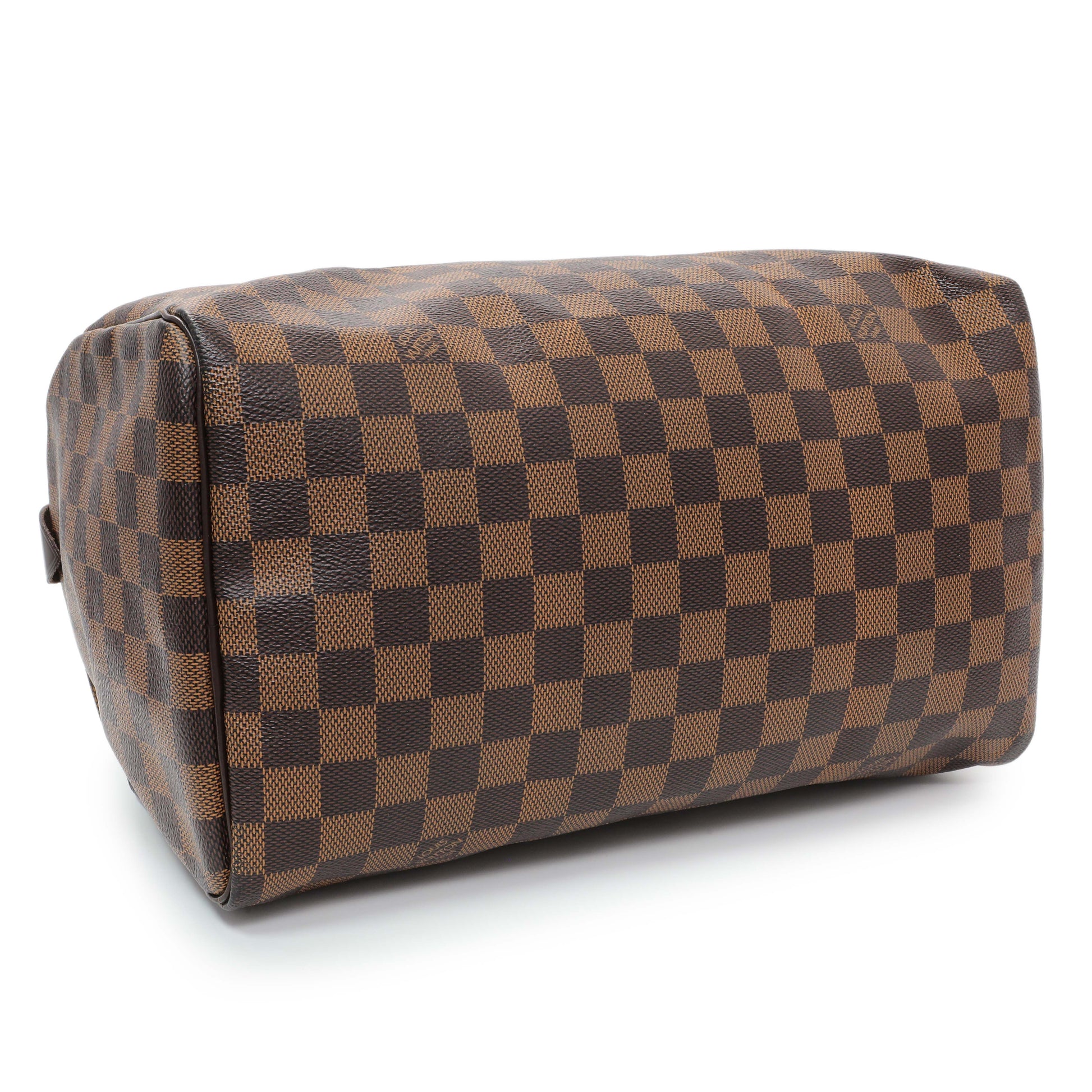 Exclusive Louis Vuitton Damier Ebene Speedy 30 — Back View