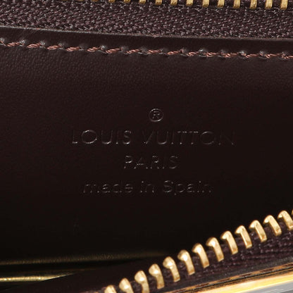 Exclusive Louis Vuitton Amarante Vernis Key Pouch — Detail View