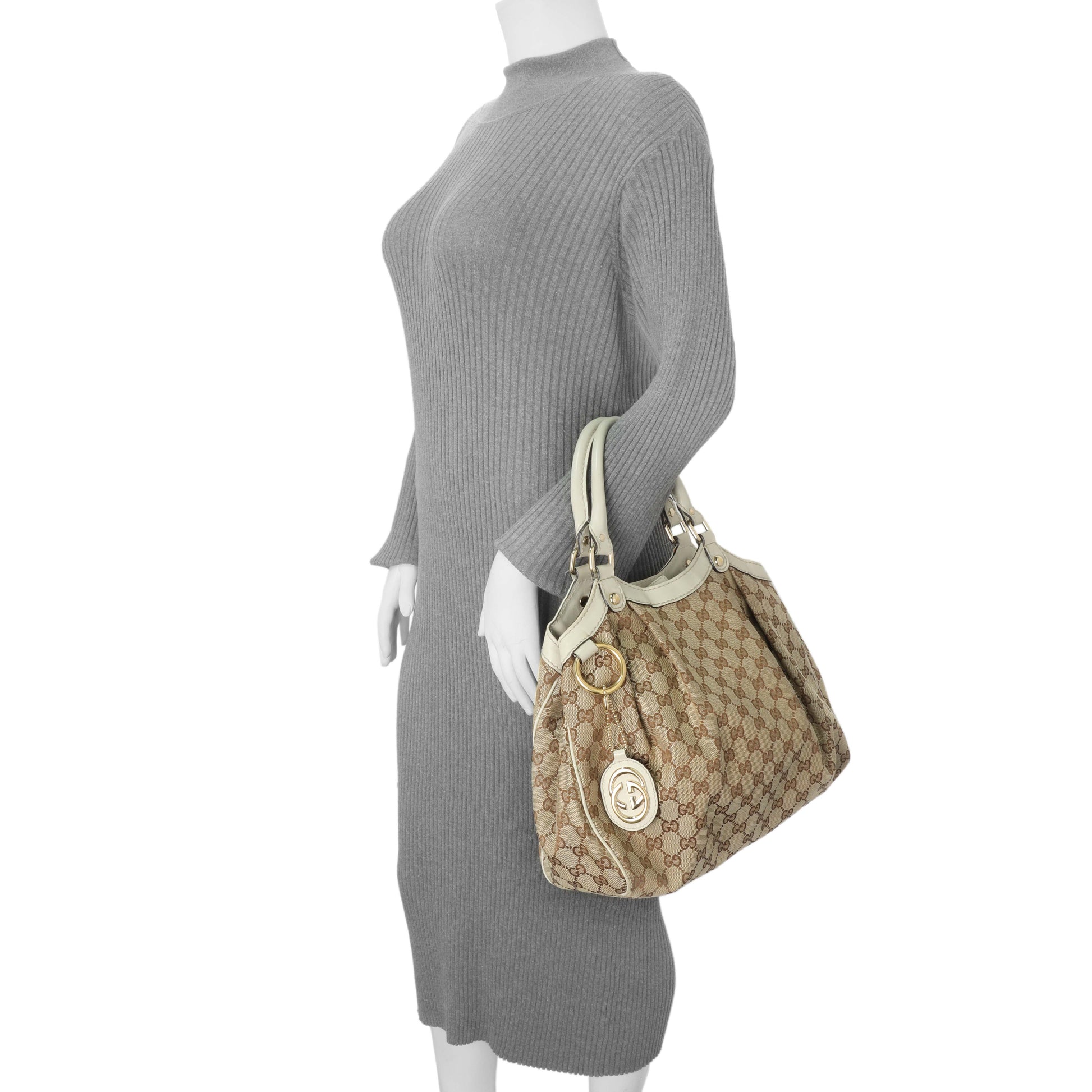 Exclusive Gucci Monogram Medium Sukey Tote — Alternate View 17