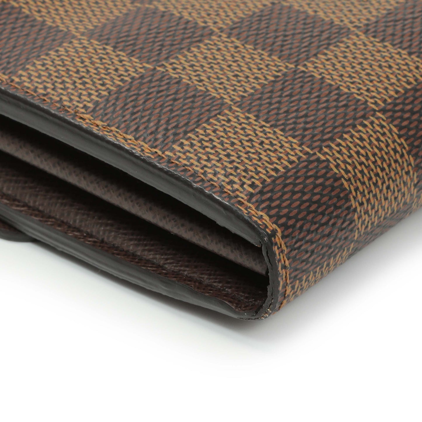 Exclusive Louis Vuitton Damier Ebene Sarah Wallet — Lifestyle View