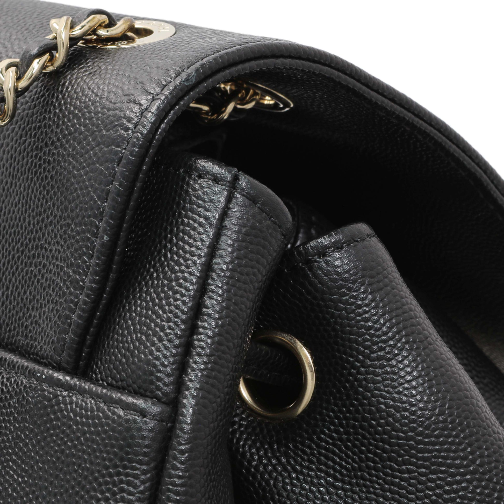 Exclusive Chanel Black Caviar Affinity Backpack — Alternate View 11