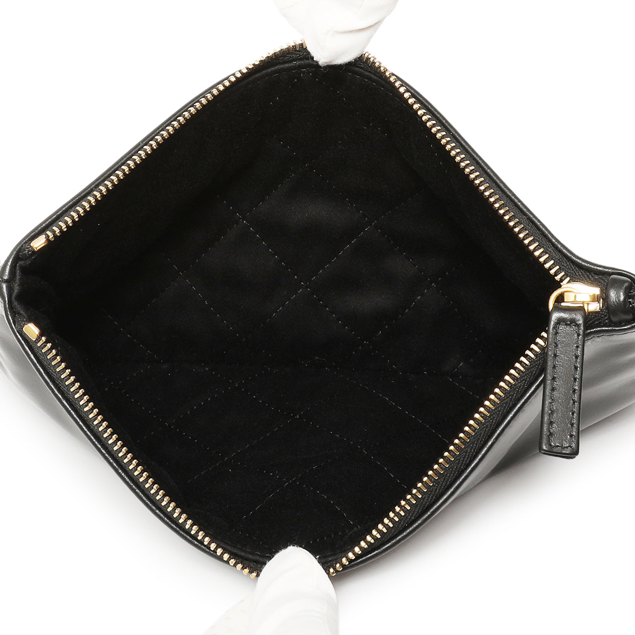Exclusive Chanel Black Quilted Shiny Calfskin Small 22 — Alternate View 7