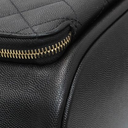 Exclusive Chanel Black Caviar Affinity Backpack — Top View