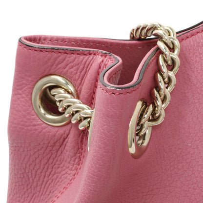 Exclusive Gucci Pink Medium Soho Chain Shoulder Bag — Alternate View 11