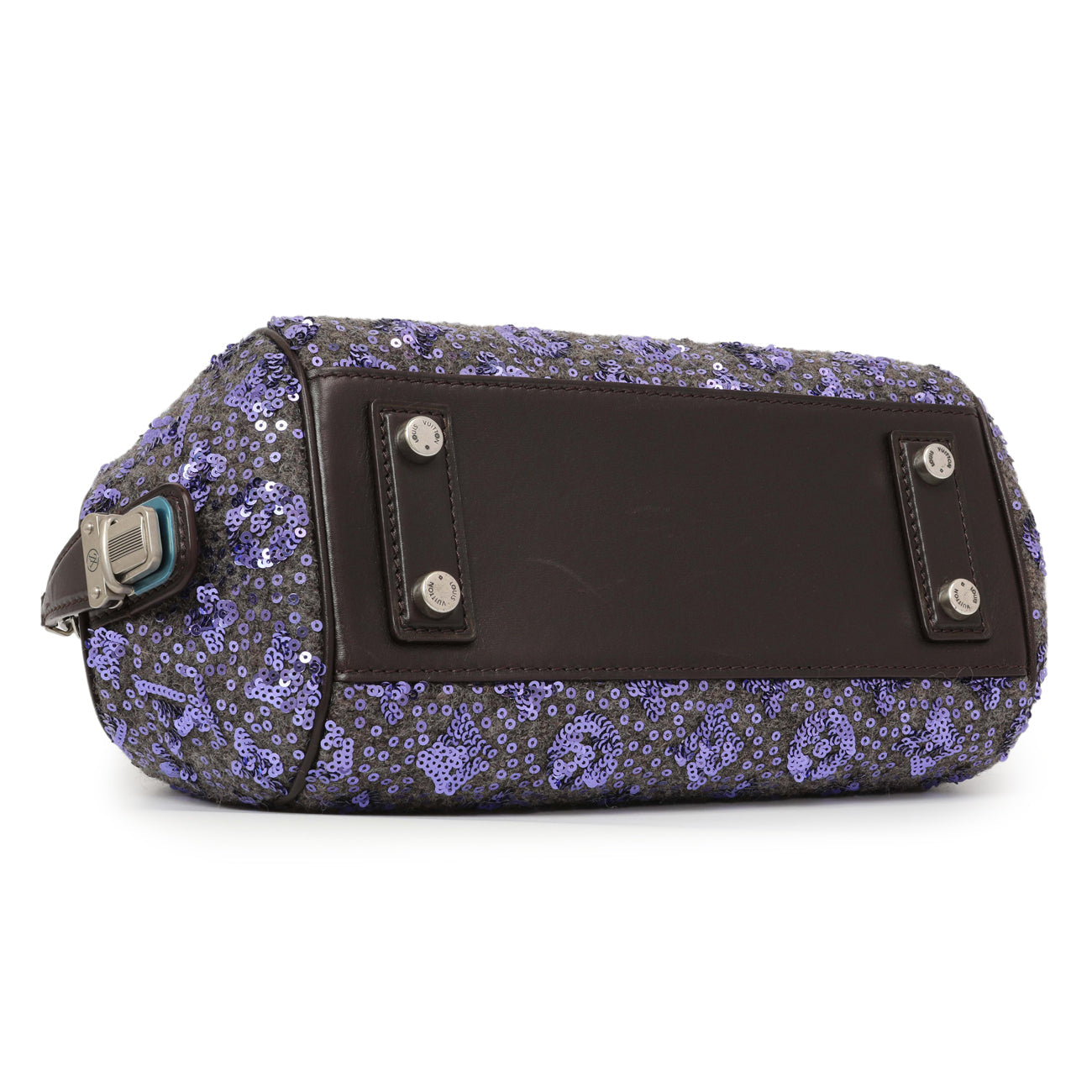 Exclusive Louis Vuitton Purple Sequin Monogram Sunshine Express Baby — Back View