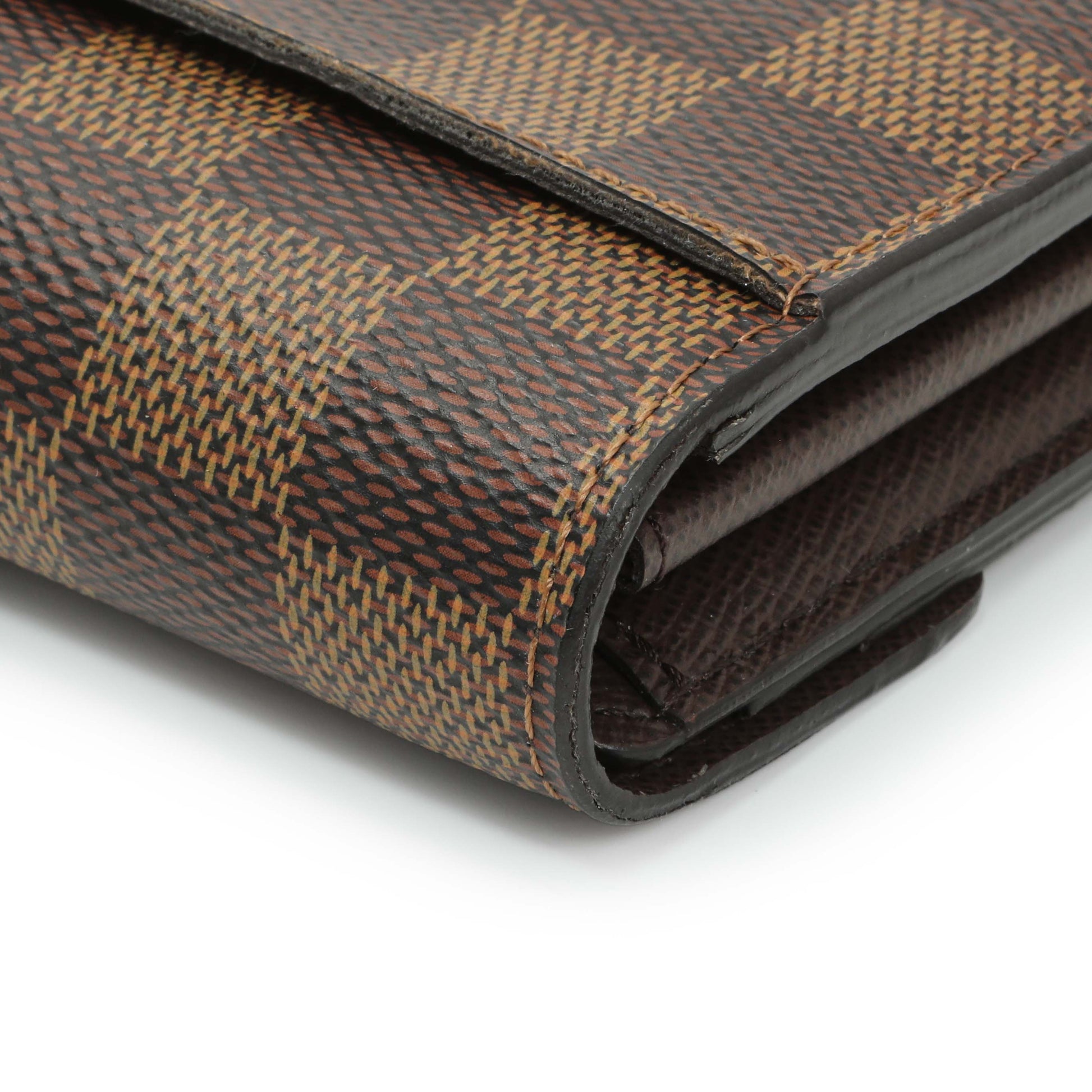 Exclusive Louis Vuitton Damier Ebene Sarah Wallet — Alternate View 9