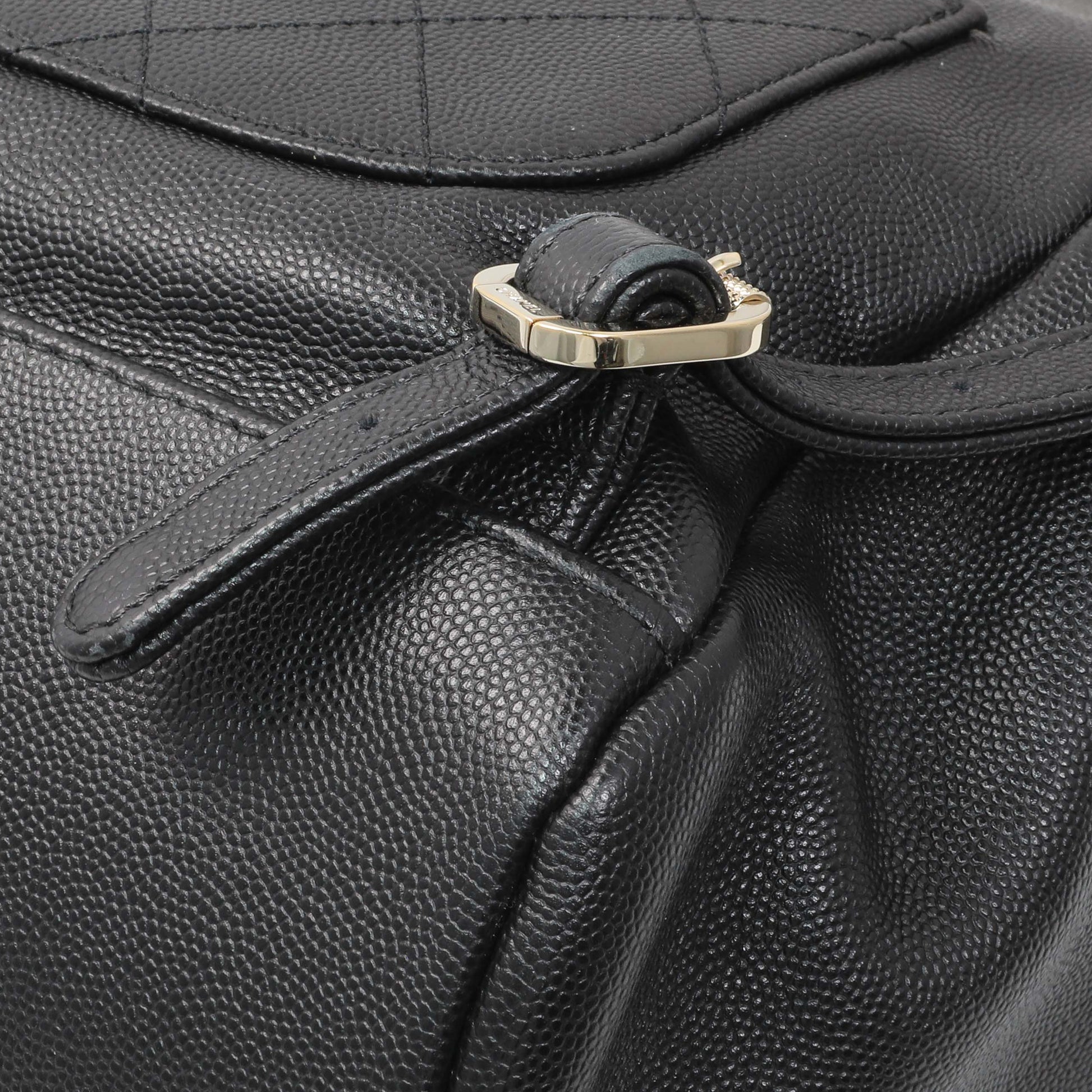 Exclusive Chanel Black Caviar Affinity Backpack — Alternate View 7