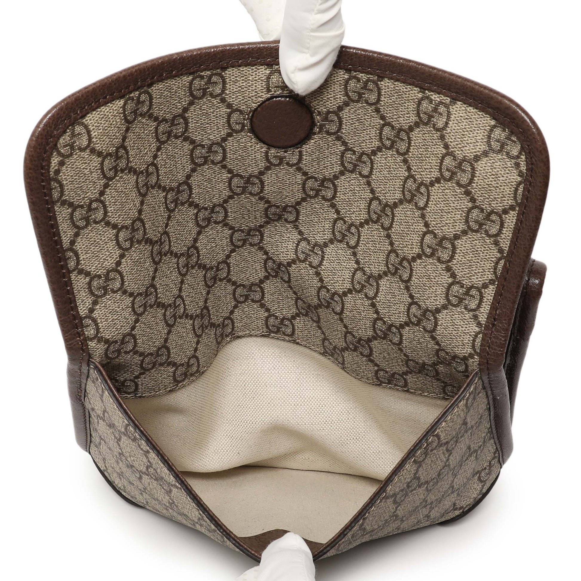 Exclusive Gucci GG Supreme Monogram Web Neo Vintage Small Messenger — Alternate View 7