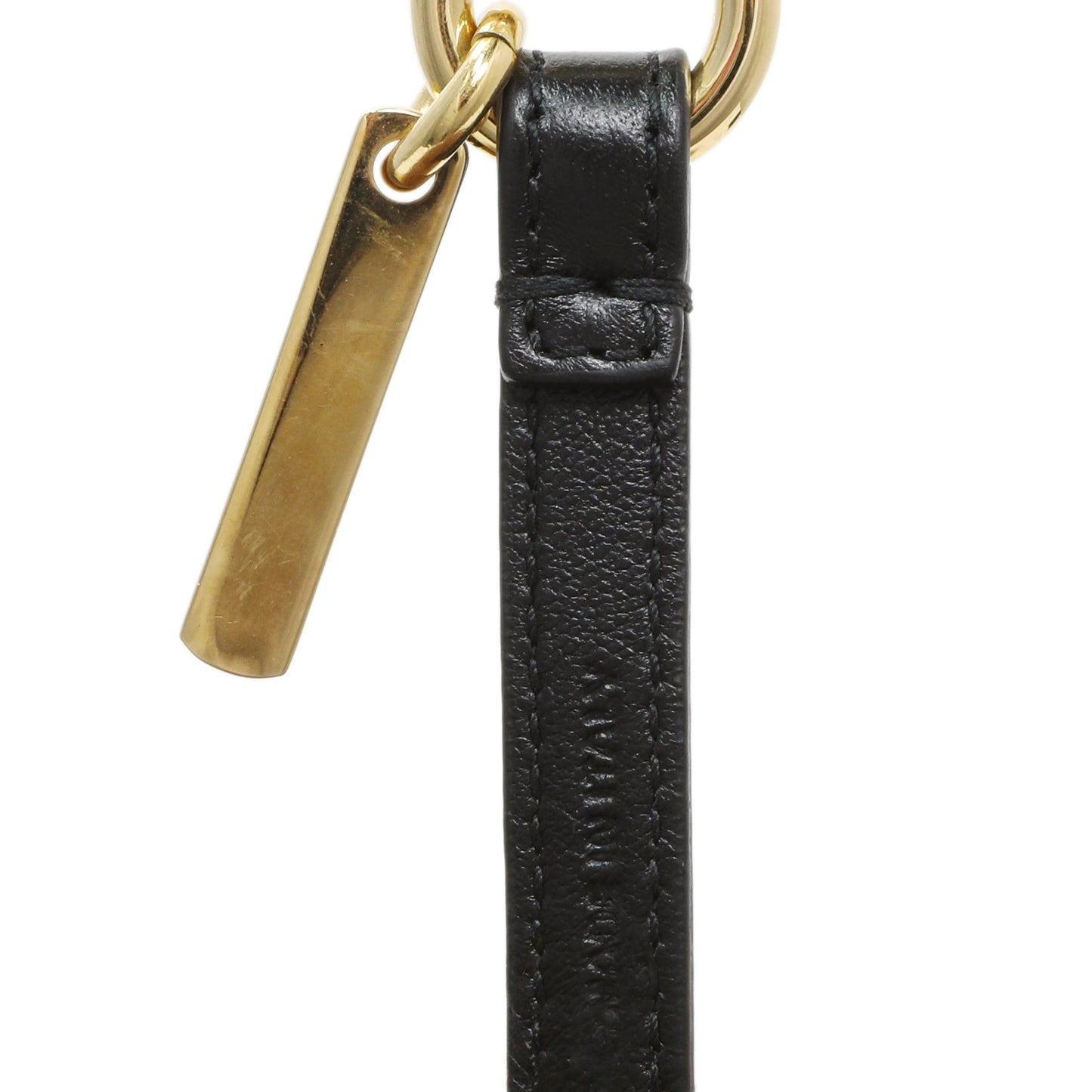 Exclusive Fendi Fox Fur Pompom Charm — Back View