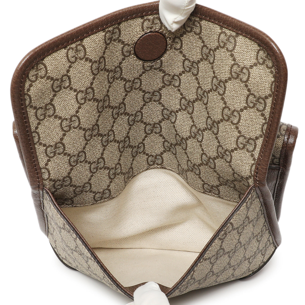 Exclusive Gucci GG Supreme Monogram Web Neo Vintage Small Messenger — Lifestyle View