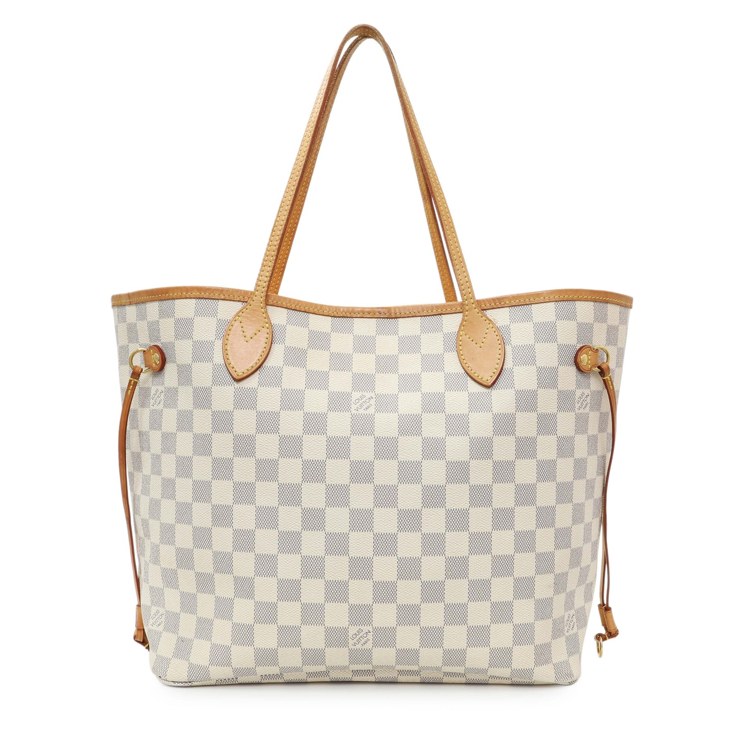 Exclusive Louis Vuitton Damier Azur Neverfull MM — Front View