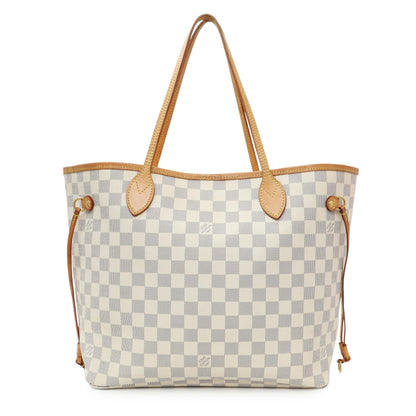 Exclusive Louis Vuitton Damier Azur Neverfull MM — Front View