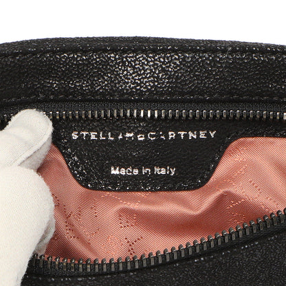 Exclusive Stella McCartney Black Shaggy Deer Cavendish Zipper Clutch — Lifestyle View