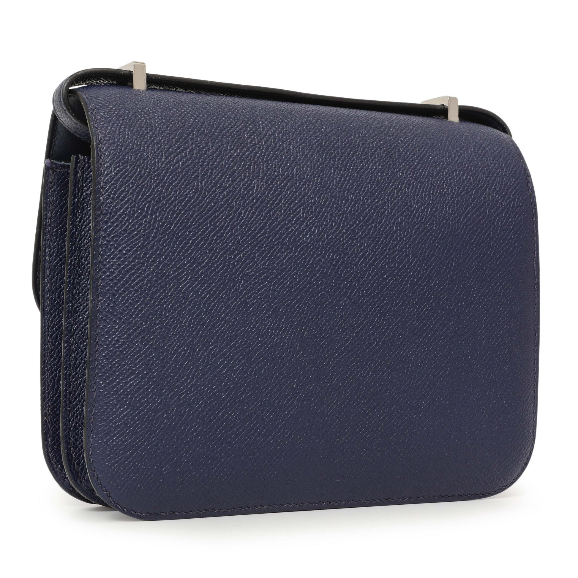 Exclusive Hermes Bleu Saphir Epsom Constance 18 — Back View