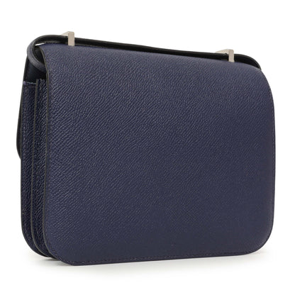 Exclusive Hermes Bleu Saphir Epsom Constance 18 — Back View