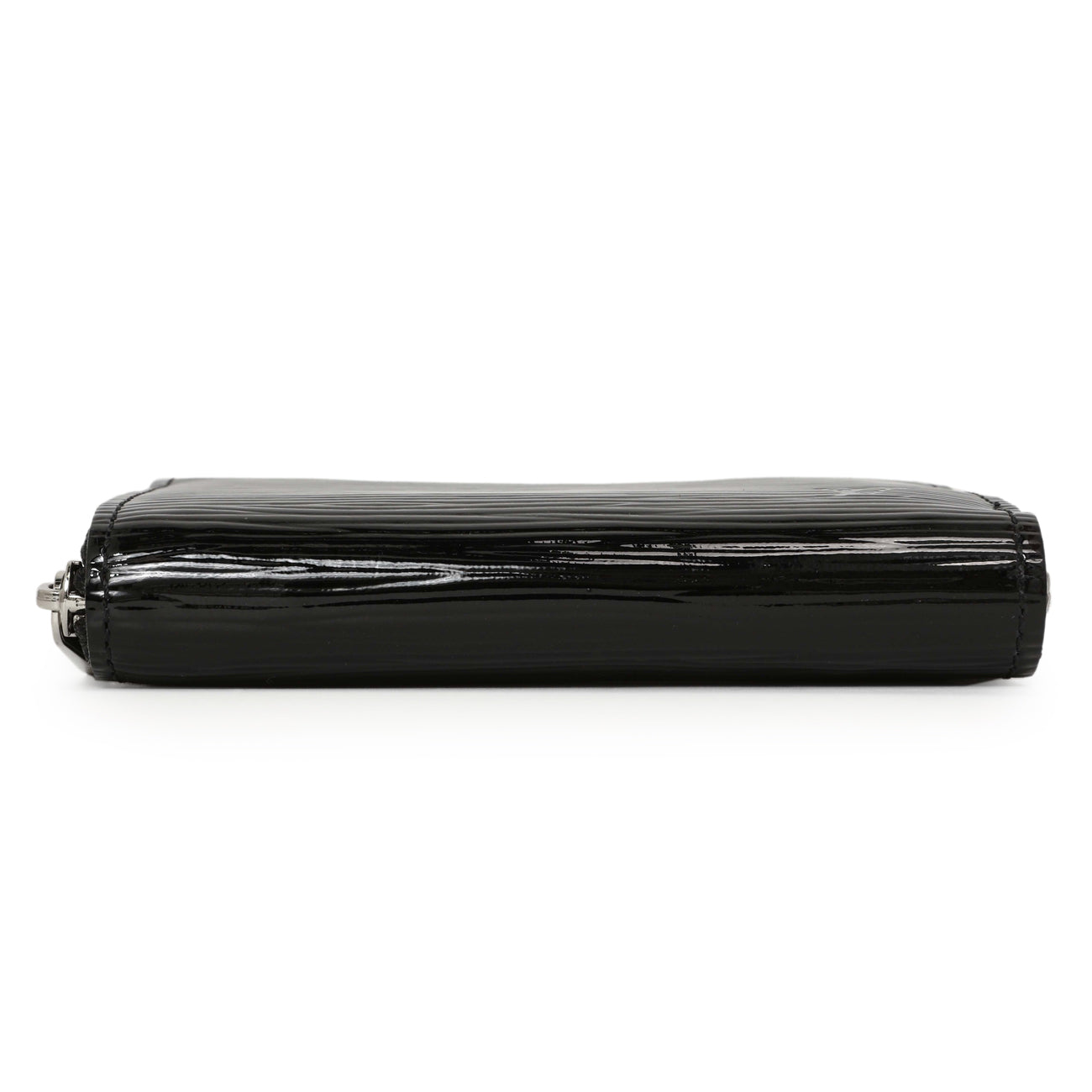 Exclusive Louis Vuitton Black Electric Epi Zippy Coin Purse — Top View