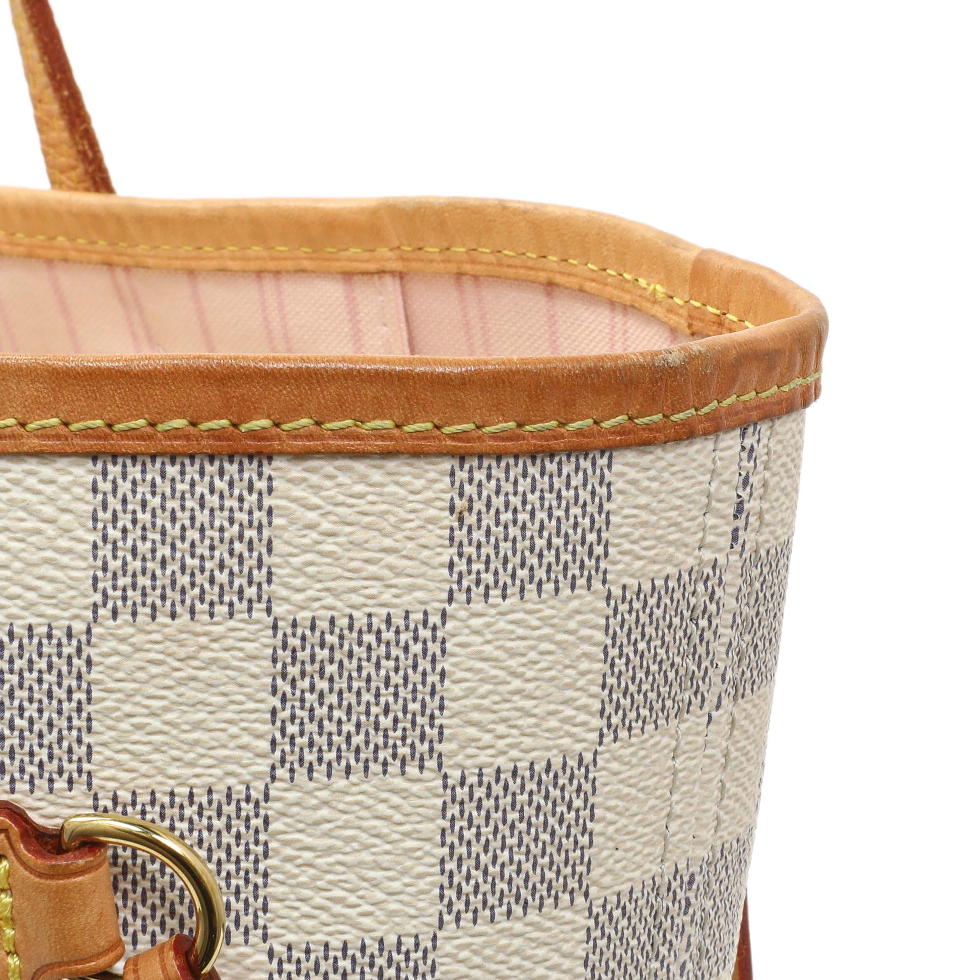 Exclusive Louis Vuitton Damier Azur Neverfull MM — Alternate View 10