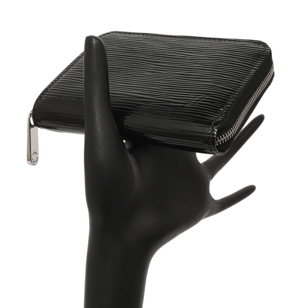 Exclusive Louis Vuitton Black Electric Epi Zippy Coin Purse — Alternate View 7