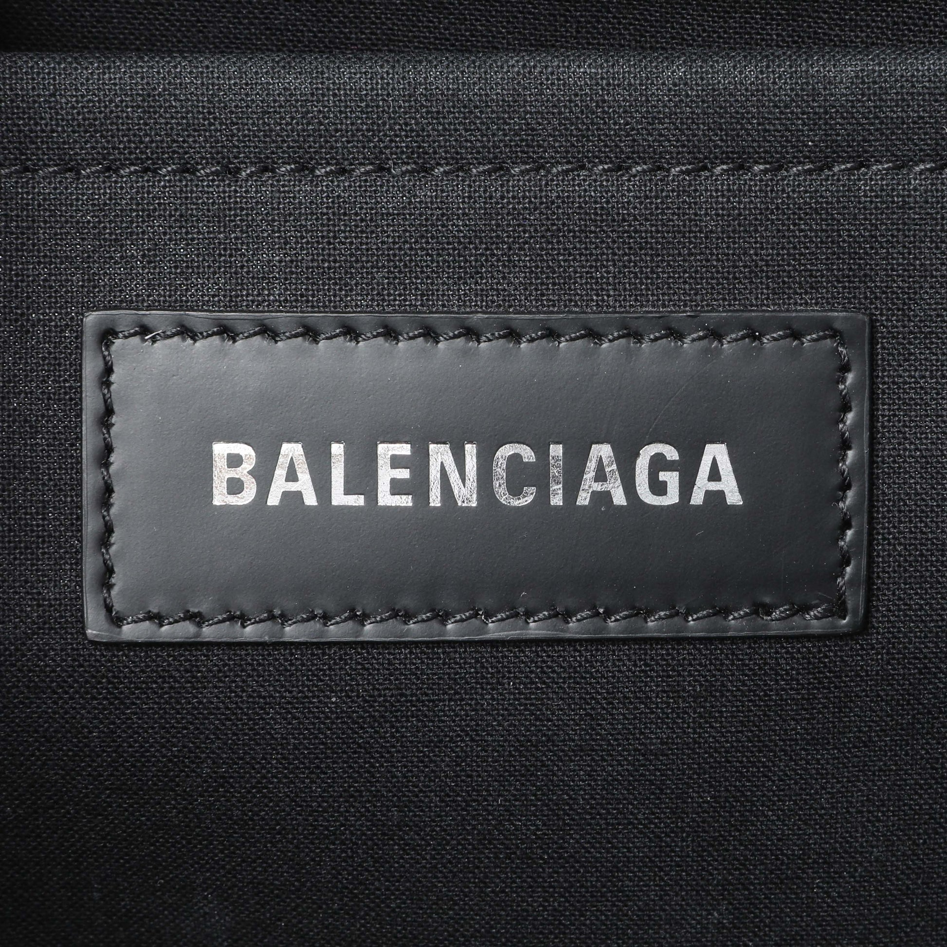 Exclusive Balenciaga Small Hardware Scribble Printed Denim Tote Bag — Alternate View 9