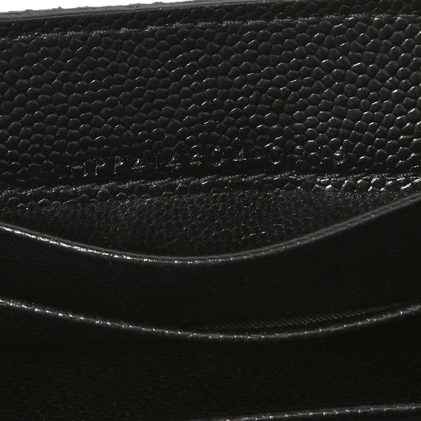 Exclusive Saint Laurent Black Grain De Poudre Matelasse Chevron Monogram Envelope Wallet — Alternate View 14