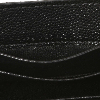 Exclusive Saint Laurent Black Grain De Poudre Matelasse Chevron Monogram Envelope Wallet — Alternate View 14