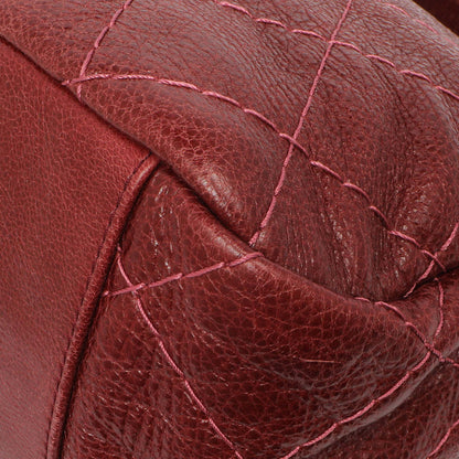 Exclusive Chanel Burgundy Glazed Calfskin On The Road Flap — Alternate View 7