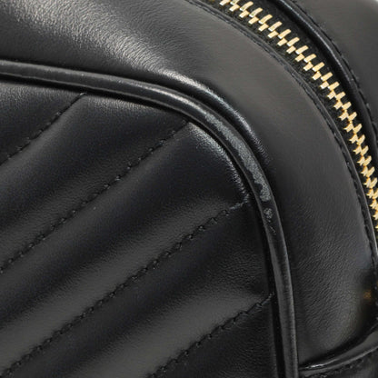 Exclusive Saint Laurent Black Calfskin Matelasse Monogram Lou Camera Bag — Alternate View 12