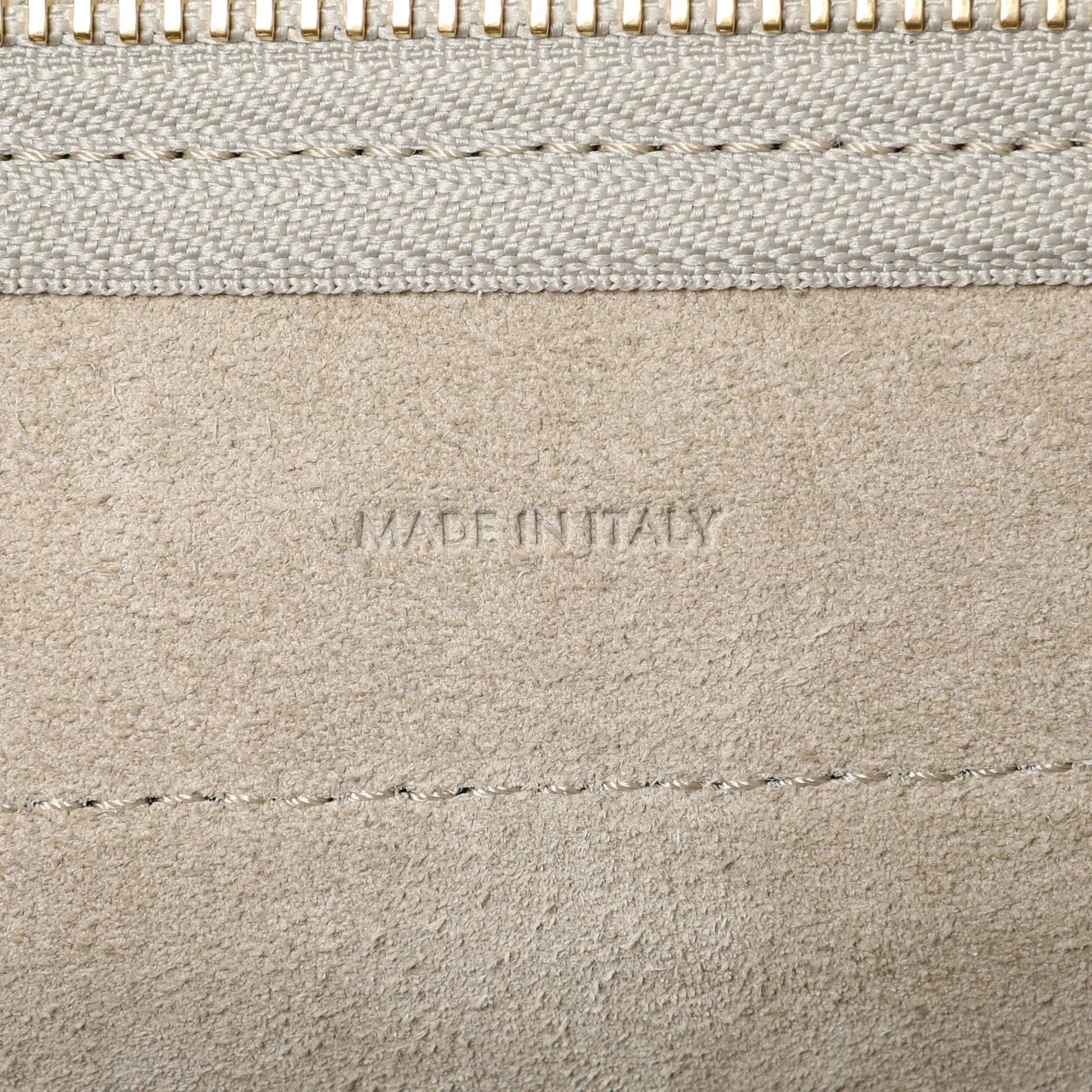 Exclusive Celine Beige Grained Calfskin Nano Belt Bag — Lifestyle View