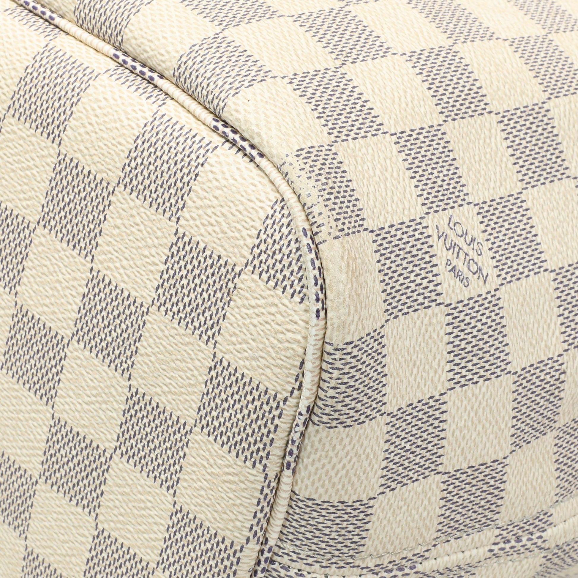 Exclusive Louis Vuitton Damier Azur Neverfull MM — Alternate View 7