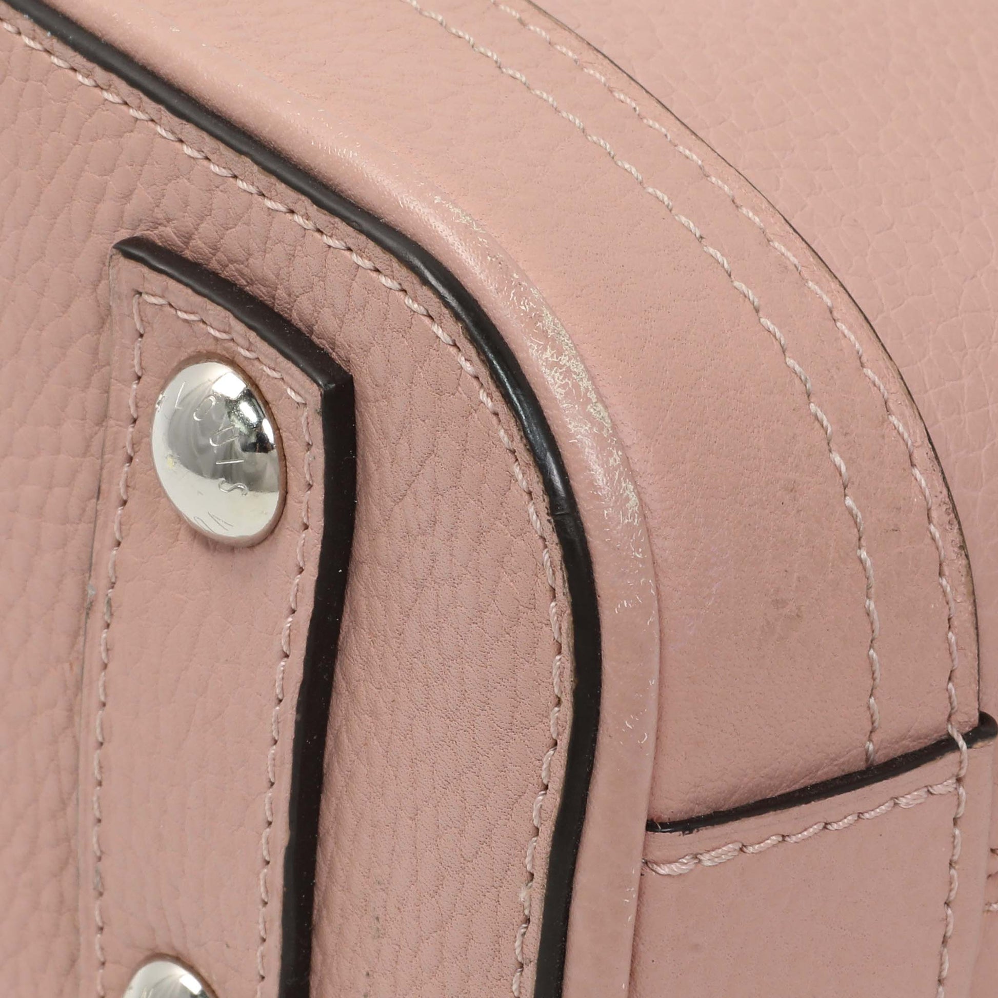 Exclusive Louis Vuitton Magnolia Taurillon Alma PPM — Detail View