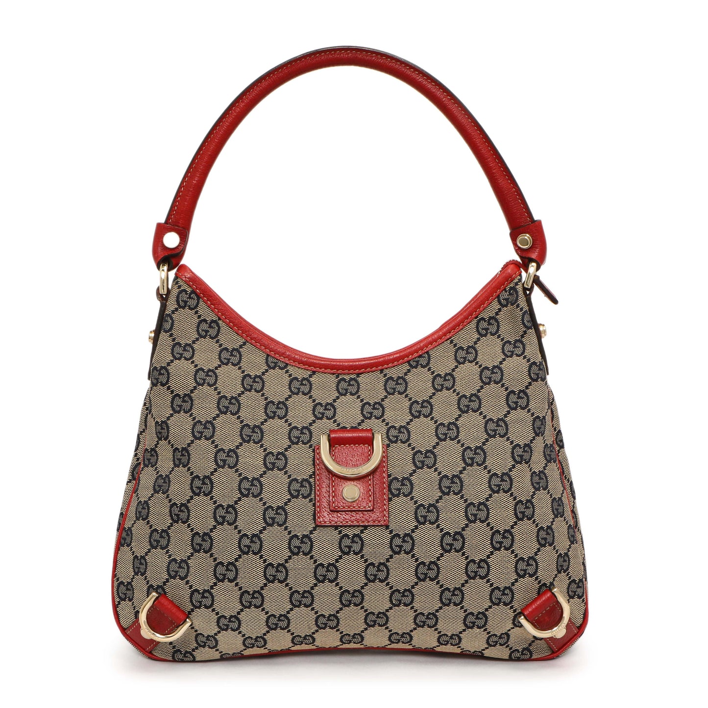 Exclusive Gucci Monogram Medium Abbey D Ring Hobo — Front View