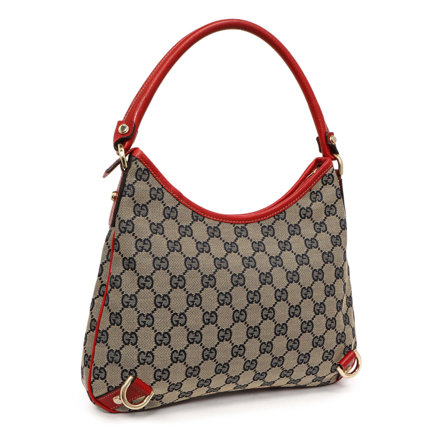 Exclusive Gucci Monogram Medium Abbey D Ring Hobo — Side View
