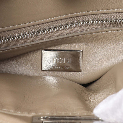 Exclusive Fendi Tortora Nappa Mini Peekaboo Iconic Satchel — Alternate View 9