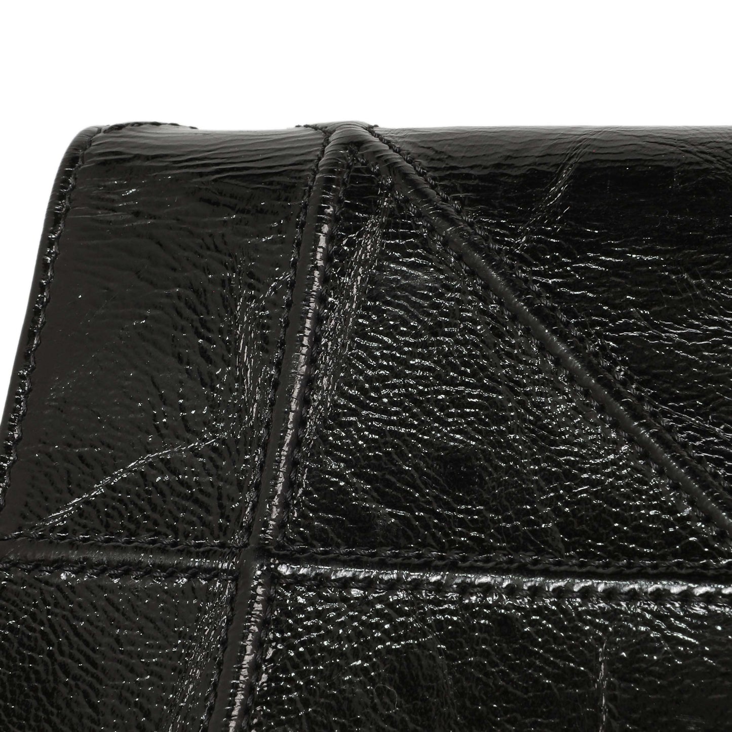 Exclusive Christian Dior Black Patent Diorama Croisiere Chain Wallet — Alternate View 7