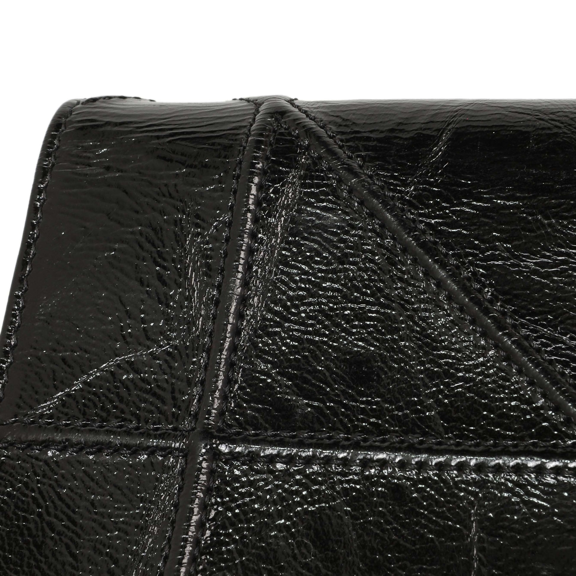 Exclusive Christian Dior Black Patent Diorama Croisiere Chain Wallet — Alternate View 7