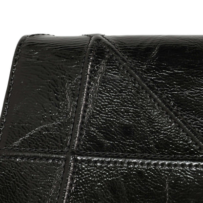 Exclusive Christian Dior Black Patent Diorama Croisiere Chain Wallet — Alternate View 7
