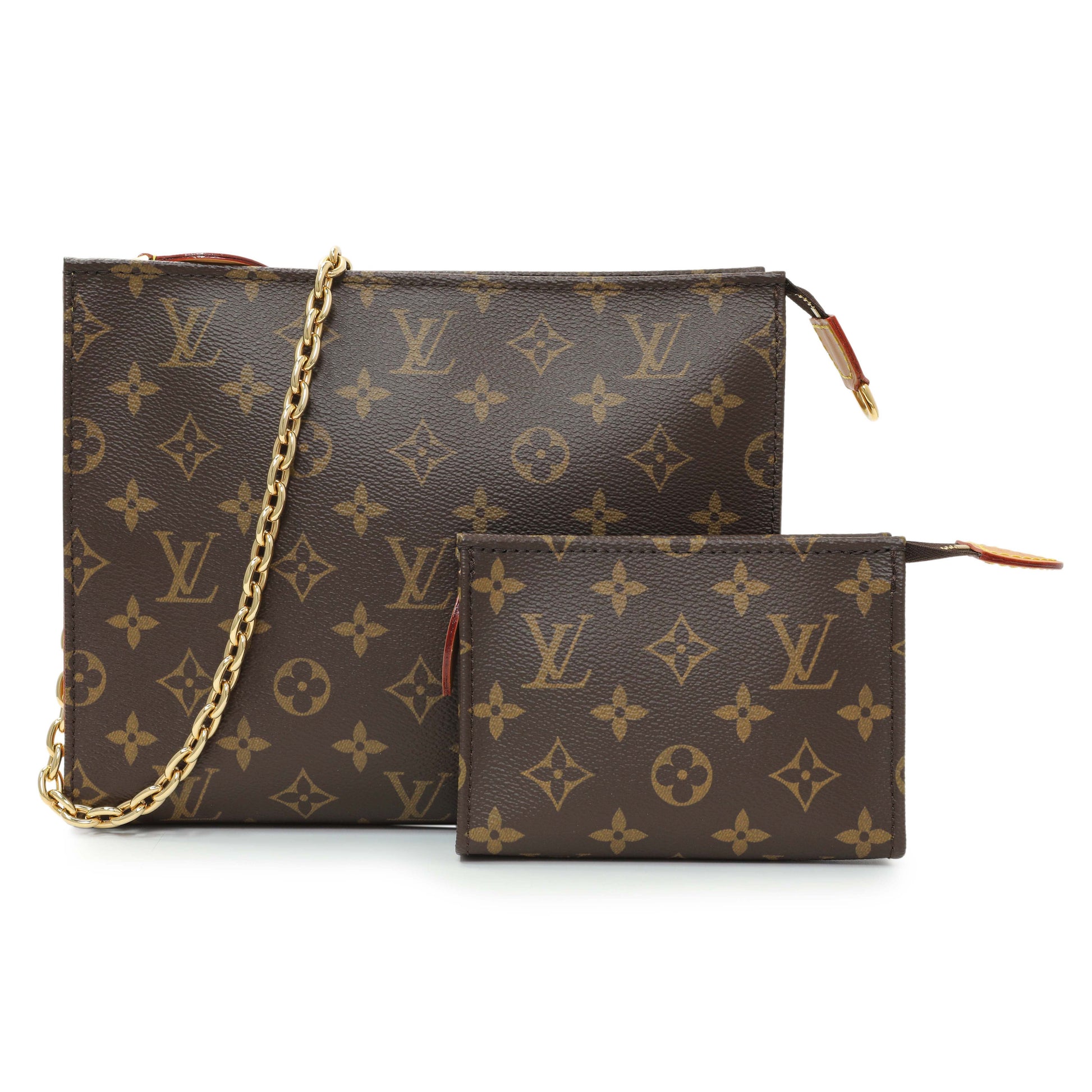 Exclusive Louis Vuitton Toiletry Pouch On Chain — Front View